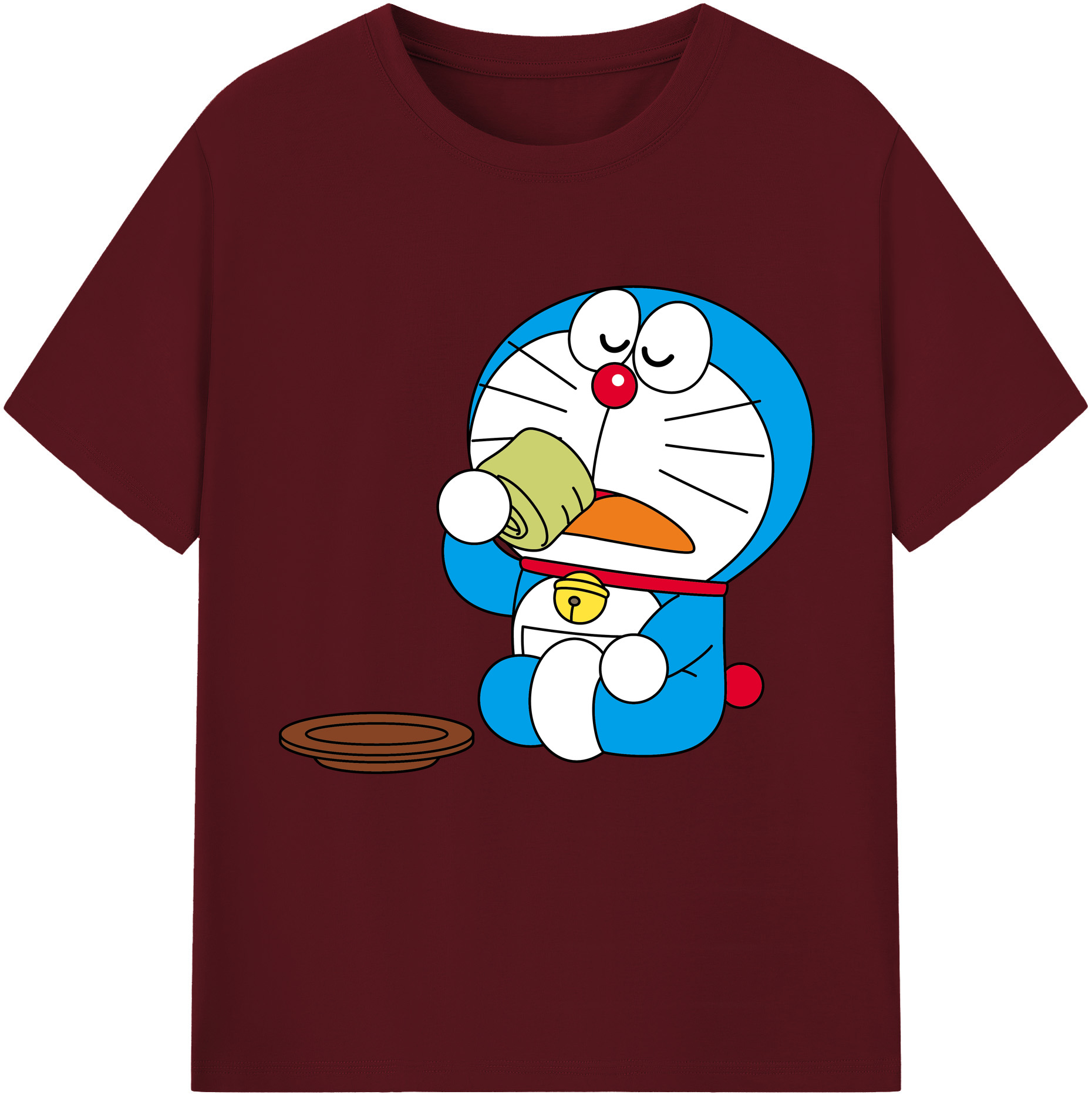 （画像用） ドラえもん Doraemon 綿100％半袖Tシャツ（フロントプリント）